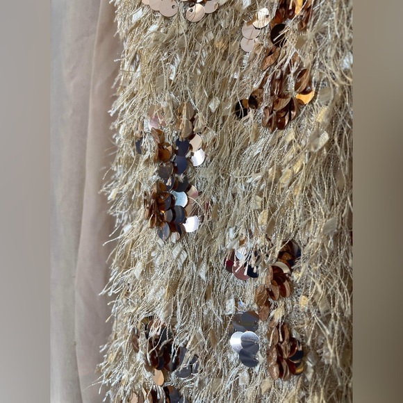 Zara Fringe Sequin Robe Kimono Long
Jacket Coat XS - Picture 9 of 11